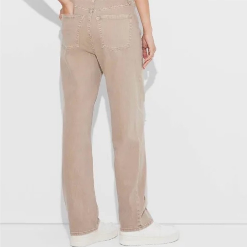 High Rise Jeans tan/ corduroy - Picture 2 of 4